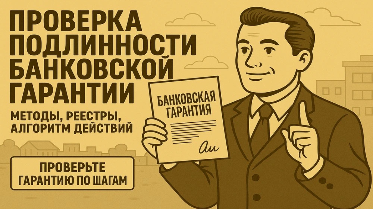 Проверка подлинности банковской гарантии: методы, реестры, алгоритм действий